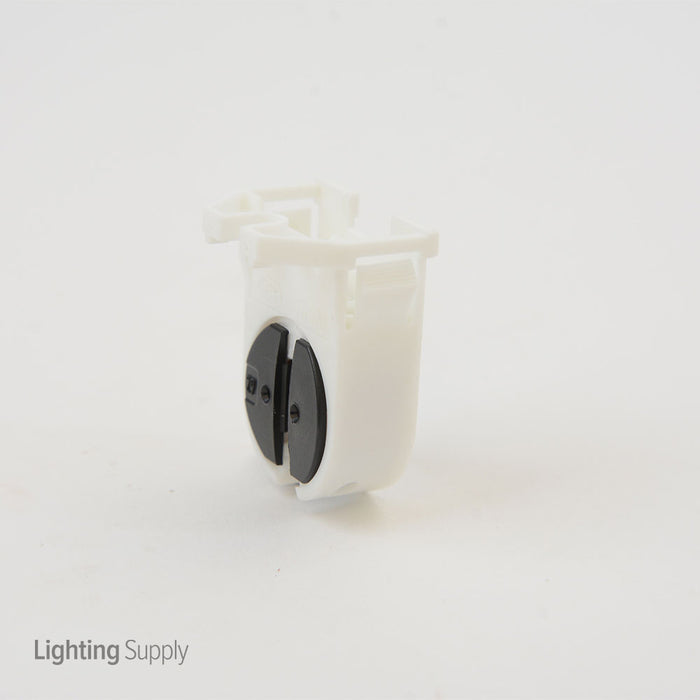BJB Fluorescent Miniature Bi-Pin 15.8-18.7mm T5 Push-in or Snap-in Socket (26.620.2001.50)