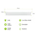 Feit Electric 1X4 Foot 50W Cool White 4000K Dimmable LED Flat Panel Ceiling Light (FP1X4/840/WH)