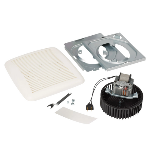 Broan-NuTone QuickKit Bath Fan Replacement Cover/Grill And Motor Kit 60 CFM 3.0 Sones (BKR60)