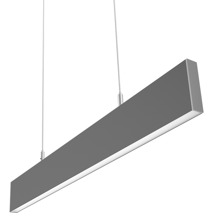 RAB BOA Edge 2 Foot Downlight Wattage/CCT Selectable 20W/14W/12W/10W/6W 3000K/3500K/4000K 120-277V 0-10V Dimming Pendant Mount Flat Silver (BOAE2PS)
