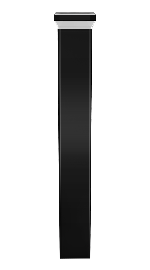 RAB Bollard Square 42 Inch 18W LED Neutral Black (BLED18NK)