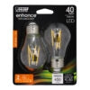 Feit Electric 450Lm 2700K Dimmable Filament LED Bulb 5W 120V 2-Pack (BPA1540927CAFIL/2/RP)