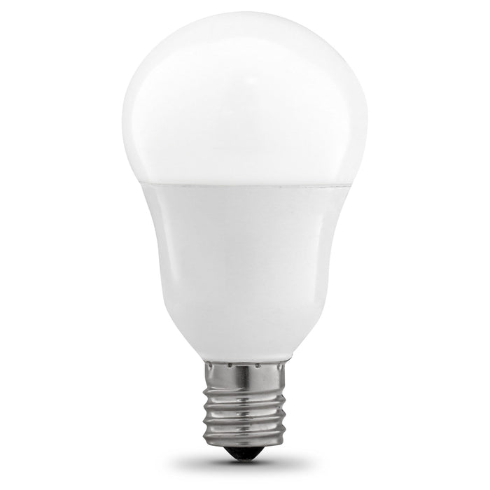 Feit Electric A15 LED 60W Equivalent Dimmable Clear Intermediate Base 750Lm 90 CRI 2700K Bulb 2-Pack (BPA1560N/927CA/2)