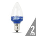 Feit Electric LED Blue Nightlight Replacement Bulbs 2-Pack (BPC7/B/LEDG2/2)