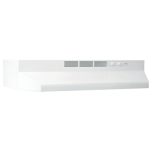 Broan-NuTone 21 Inch Ductless Under-Cabinet Range Hood With Easy Installation System White (BUEZ121WW)