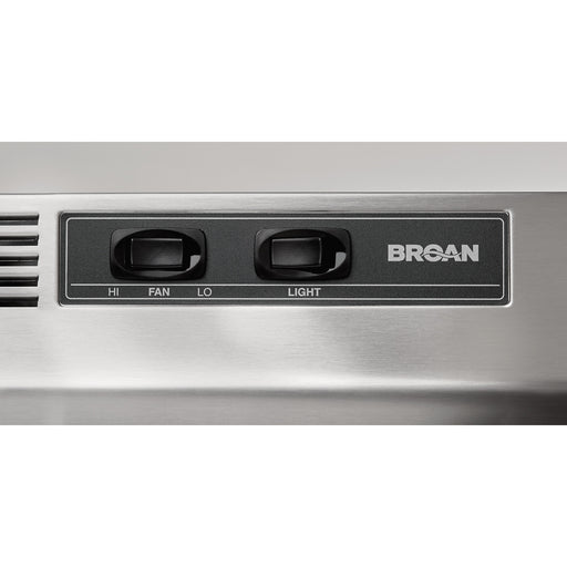 Broan-NuTone 24 Inch Stainless Steel Under-Cabinet Hood Non-Ducted (412404)