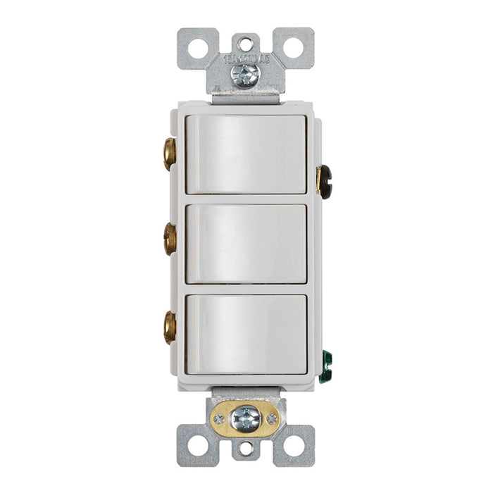 Broan-NuTone 3-Function Rocker Switch Wall Control For Bathroom Exhaust Fan (P3RW)