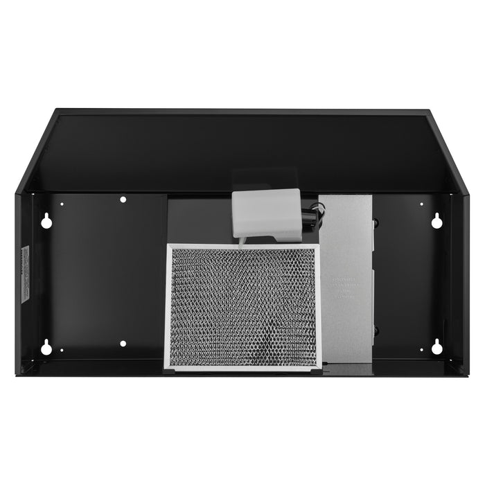 Broan-NuTone 30 Inch Convertible Under-Cabinet Range Hood With Easy Installation System 220 CFM Black (BUEZ330BL)
