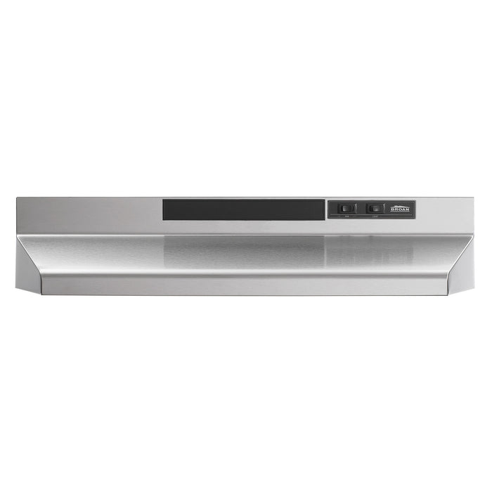 Broan-NuTone 30 Inch Convertible Under-Cabinet Range Hood With Easy Installation System 220 CFM Stainless Steel (BUEZ330SS)