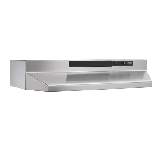 Broan-NuTone 30 Inch Convertible Under-Cabinet Range Hood With Easy Installation System 220 CFM Stainless Steel (BUEZ330SS)