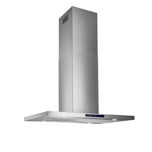 Broan-NuTone 36 Inch T-Style Island Range Hood 640 Maximum Blower CFM Stainless Steel With Code Ready Technology (EIT1366SS)