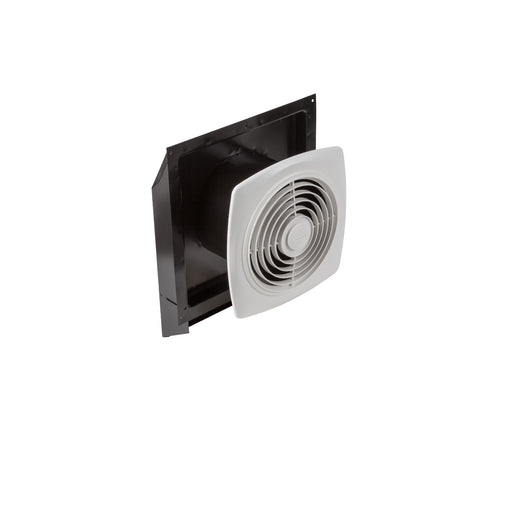 Broan-NuTone 8 Inch Through Wall Ventilation Fan White Square Plastic Grille 180 CFM (509)