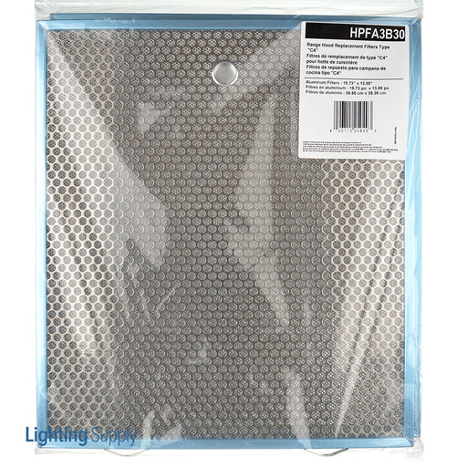 Broan-NuTone C4 Type Aluminum Grease Filter Micro-Mesh RD (HPFA3B30)