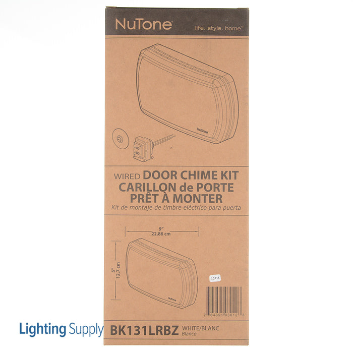 Broan-NuTone Chime 1 Lighted Stucco Pushbutton In Oil-Rubbed Bronze 1 Standard Transformer (BK131LRBZ)