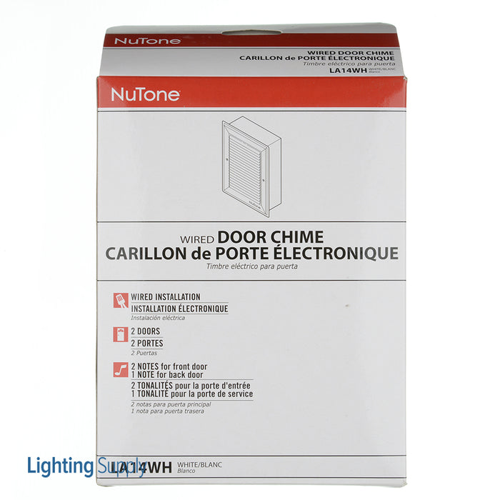 Broan-NuTone Chime White 2 Note Built-In (LA14WH)