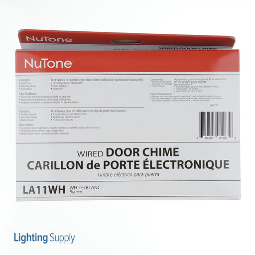 Broan-NuTone Chime White 2 Note (LA11WH)