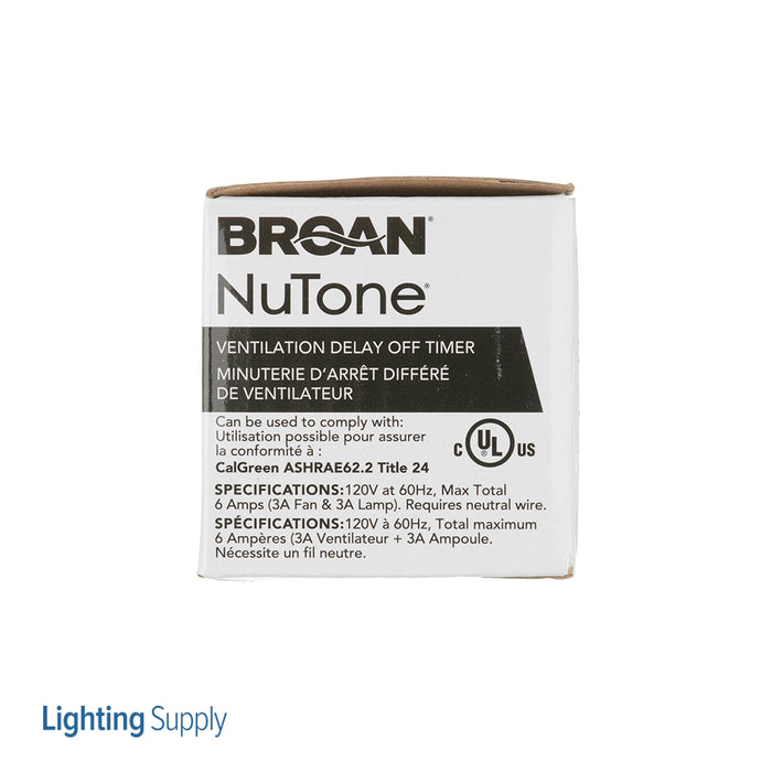 Broan-NuTone Delay Off Timer White (DT100W)