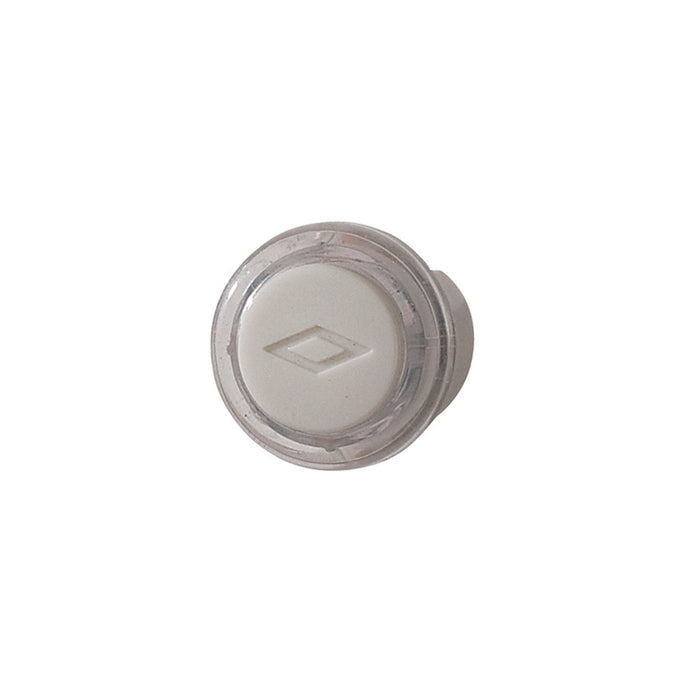 Broan-NuTone Door Chime Pushbutton Clear With White Cap Lighted (PB18LWHCL)