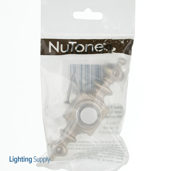 Broan-NuTone Door Chime Pushbutton Lighted In Satin Nickel (PB4LSN)