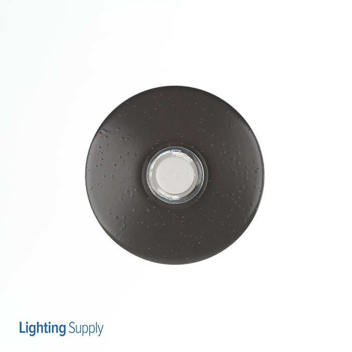 Broan-NuTone Door Chime Pushbutton Oil-Rubbed Bronze Stucco Lighted (PB41LBR)