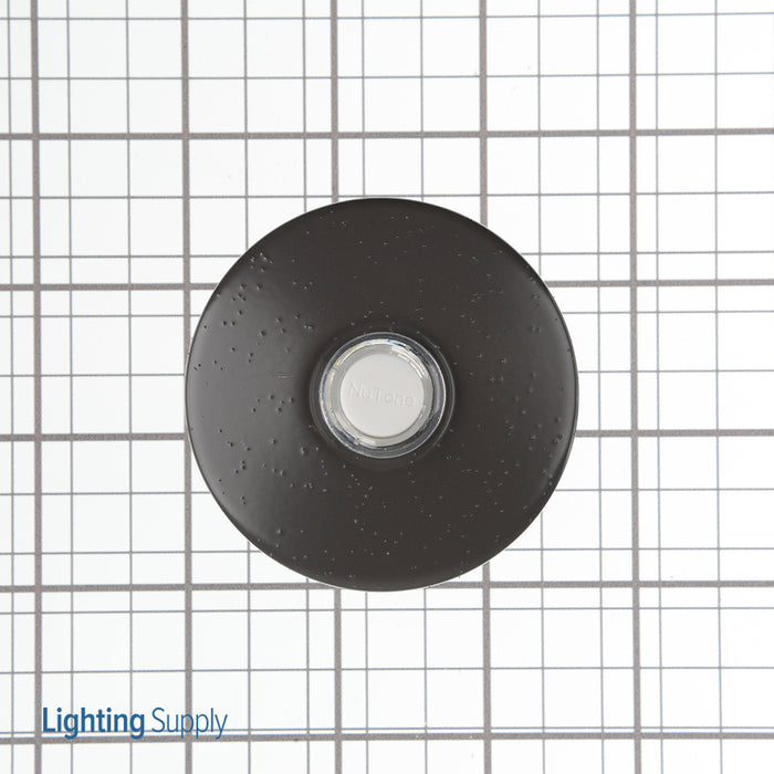 Broan-NuTone Door Chime Pushbutton Oil-Rubbed Bronze Stucco Lighted (PB41LBR)