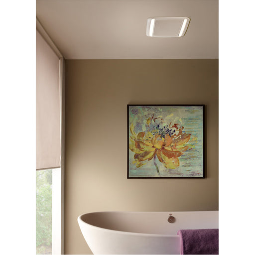 Broan-NuTone QTDC Series Bathroom Exhaust Fan With LED Light And Selectable 150 130 Or 110 CFM Energy Star Certified (QTXE110150DCL)