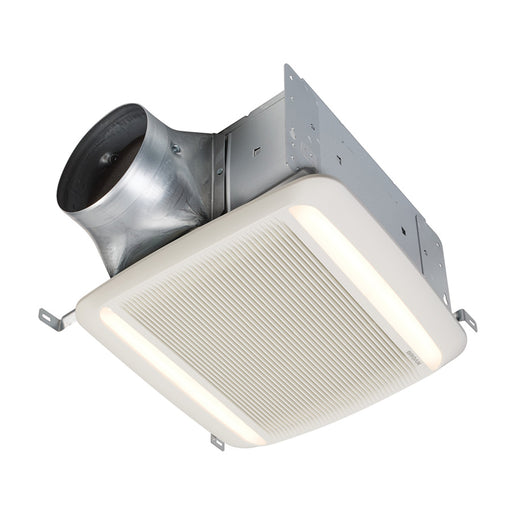 Broan-NuTone QTDC Series Bathroom Exhaust Fan With LED Light And Selectable 150 130 Or 110 CFM Energy Star Certified (QTXE110150DCL)