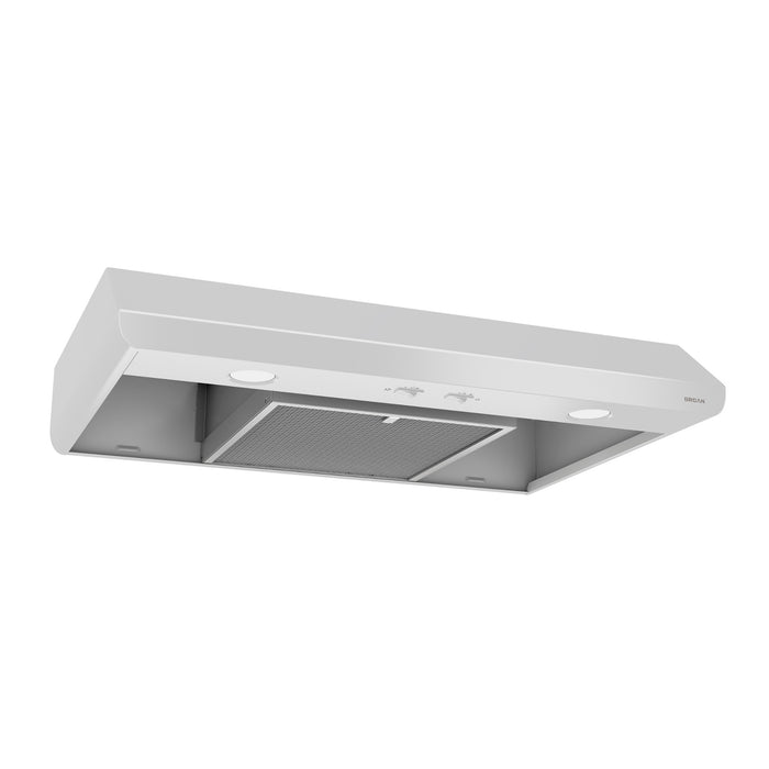 Broan-NuTone Sahale BKSA1 30 Inch 250 CFM White Range Hood (BKSA130WW)