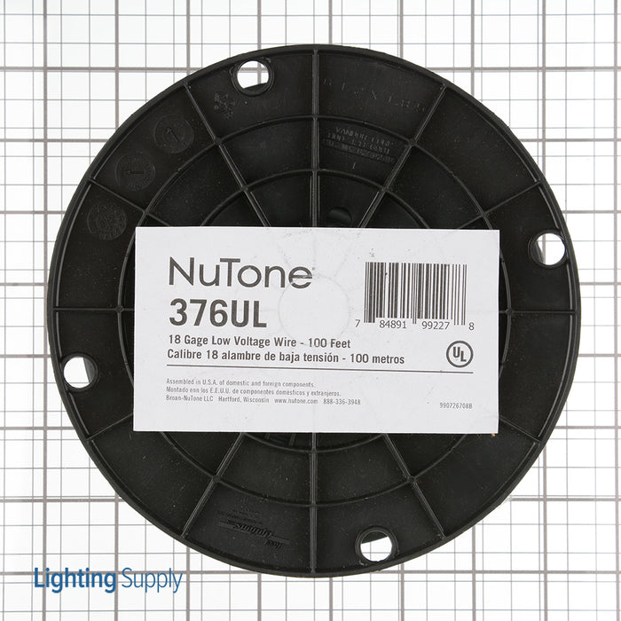 Broan-NuTone Wire 100 Foot 18/2 UL Approved (376UL)