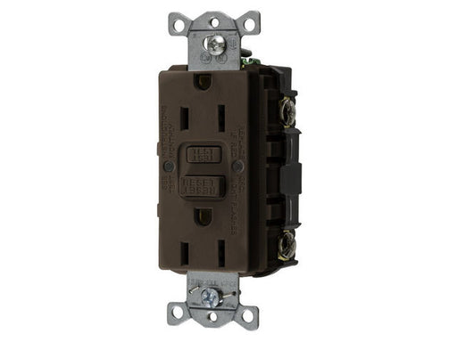 Bryant 15A Commercial Self-Test Ground Fault Receptacle Brown (GFRST15)