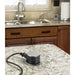 Bryant 15A Kit Kitchen Counter Receptacle Flush Mount Aluminum (RCT201ALU)