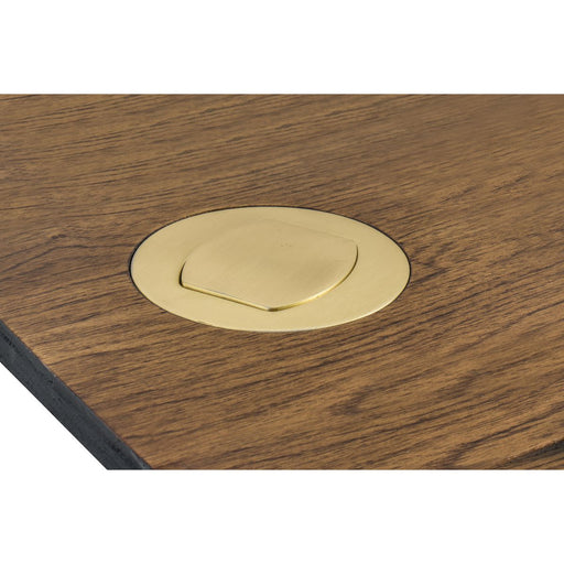 Bryant 15A Kit Kitchen Counter Receptacle Flush Mount Brass (RCT201BR)