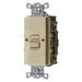 Bryant 20A Commercial Self-Test Faceless Ground Fault Receptacle Ivory (GFBFST20I)