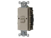Bryant 20A Commercial Self-Test Faceless Ground Fault Receptacle Light Almond (GFBFST20LA)