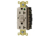 Bryant 20A Commercial Hospital Grade Self-Test Ground Fault Receptacle Almond (GFST83AL)