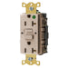 Bryant 20A Commercial Hospital Grade Self-Test Ground Fault Receptacle Almond (GFST83AL)