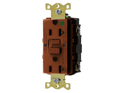 Bryant 20A Commercial Hospital Grade Self-Test Ground Fault Receptacle Red (GFST83R)