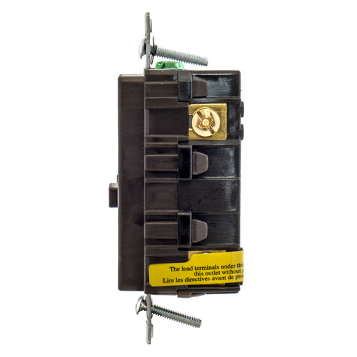 Bryant 20A Commercial Self-Test Ground Fault Receptacle Brown (GFRST20)