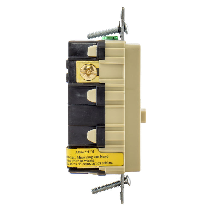 Bryant 20A Commercial Self-Test Ground Fault Receptacle Ivory (GFRST20I)