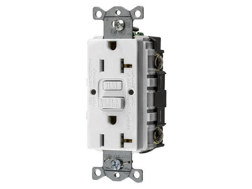 Bryant 20A Commercial Self-Test Ground Fault Receptacle White 3-Pack (GFRST20W3)