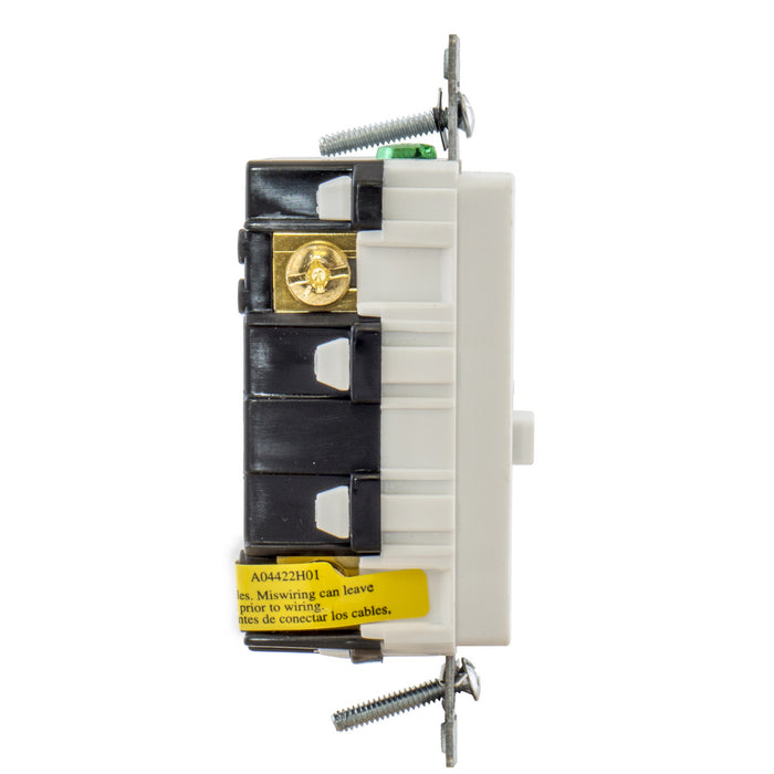 Bryant 20A Commercial Self-Test Ground Fault Receptacle White (GFRST20W)