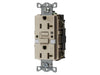 Bryant 20A Commercial Self-Test Nightlight Ground Fault Receptacle Almond (GFRST20ALNL)