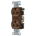 Bryant 2/2 Controlled 20A 125V Commercial Duplex Brown (CBRS20C2)