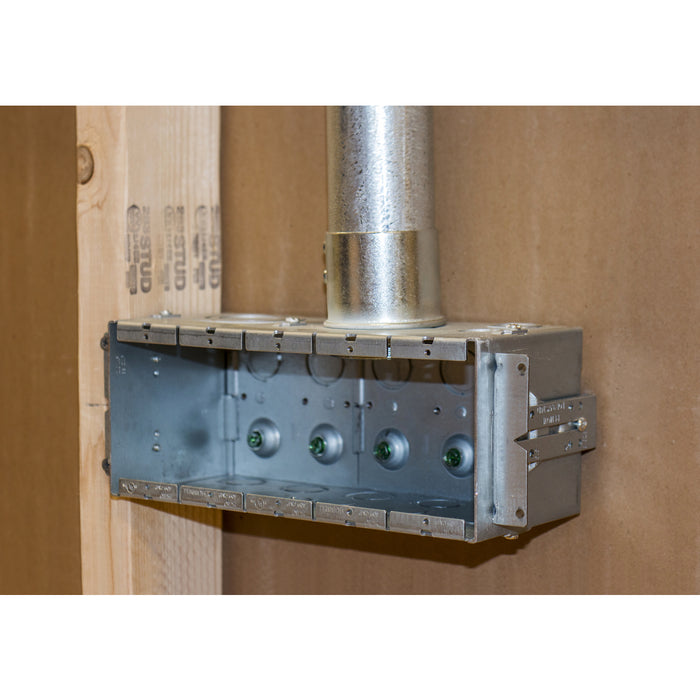 Bryant 2-Gang Wall Box Gangable 4 Inch Deep 2 Inch Knockout (HBL985)