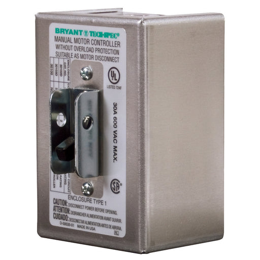 Bryant 30A 600V Double-Pole Disconnect Switch With NEMA 1 (30102D)