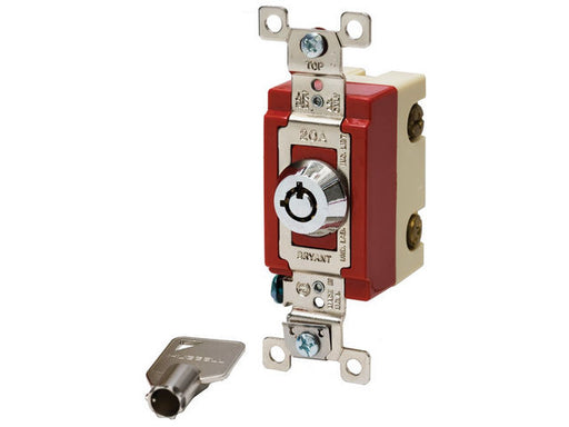 Bryant 4-Way Toggle Industrial Grade 20A 120/277V ROT Lock (4904RKL)
