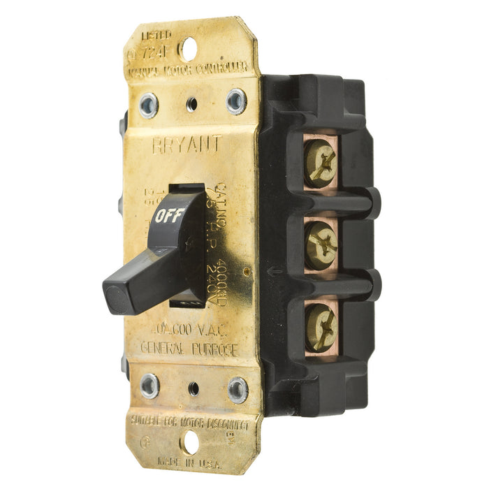 Bryant 40A 600V 3P Disconnect Switch (40003D)