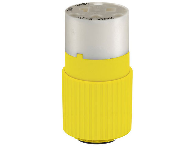 Bryant Connector Body 20A/250V Yellow (BRY5469NCSY)