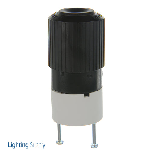 Bryant Industrial Grade 15A 125V 2-Pole 3-Wire Grounding 5-15R White And Black Connector (BRY5269NC)