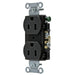 Bryant Duplex Receptacle Commercial Grade Side 20A 125V 5-20R Black (CRS15BLK)